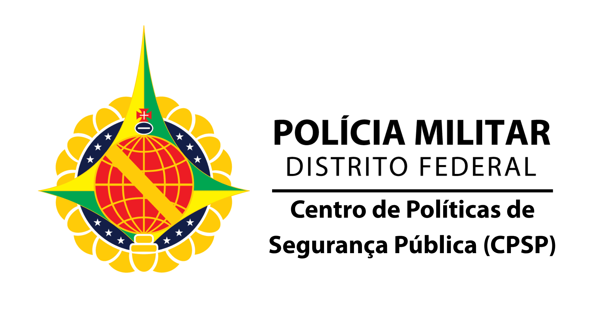 Assinatura institucional da PMDF e do Centro de Políticas de Segurança Pública
